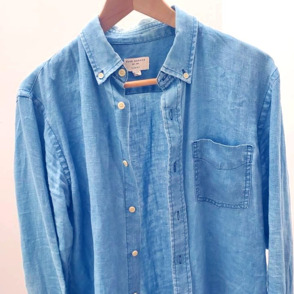 Club Monaco Men's Casual Light Shirt (Size S)